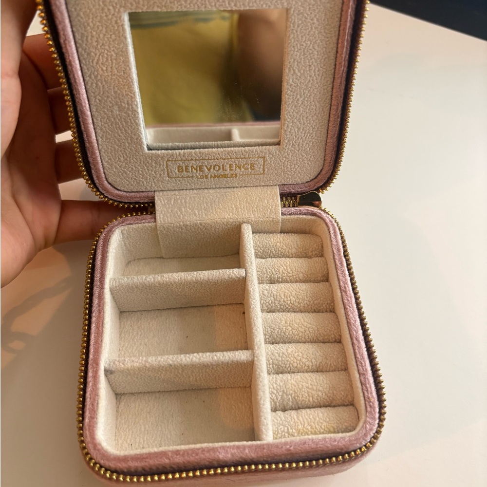 Benevolence Jewelry Organizer in Pink and Cream